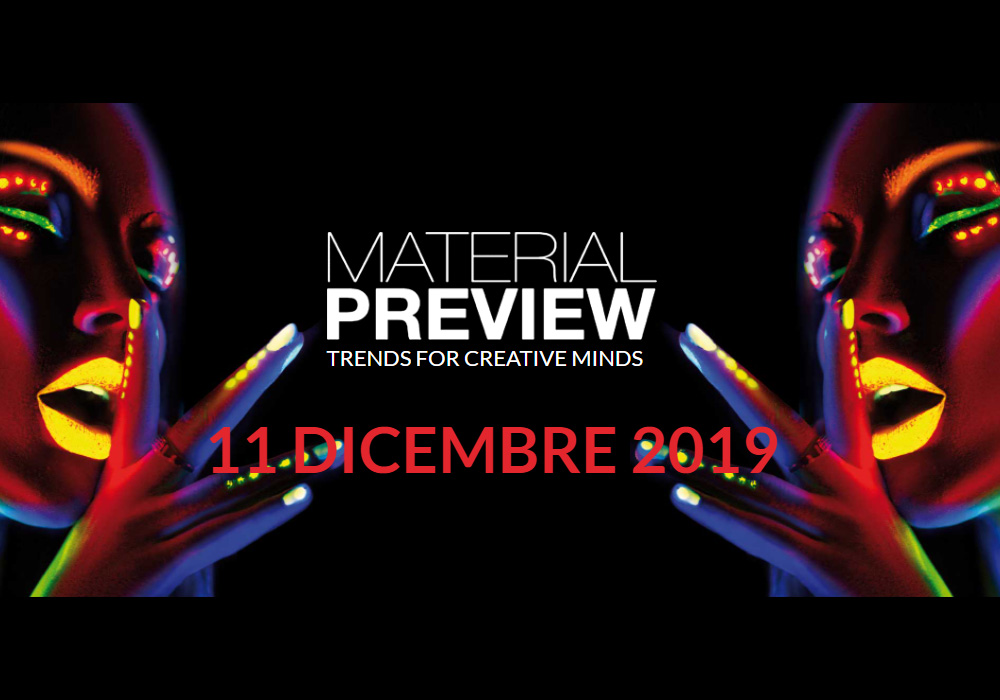 material preview presentazione nuova collezione